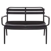 ΠΑΓΚΑΚΙ ΠΟΛΥΠΡΟΠΥΛΕΝΙΟΥ 2ΘΕΣΙΟ KORVER HM6332.02 ΜΑΥΡΟ 113x65x76Υεκ.