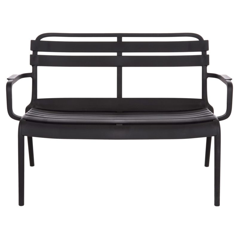 ΠΑΓΚΑΚΙ ΠΟΛΥΠΡΟΠΥΛΕΝΙΟΥ 2ΘΕΣΙΟ KORVER HM6332.02 ΜΑΥΡΟ 113x65x76Υεκ.