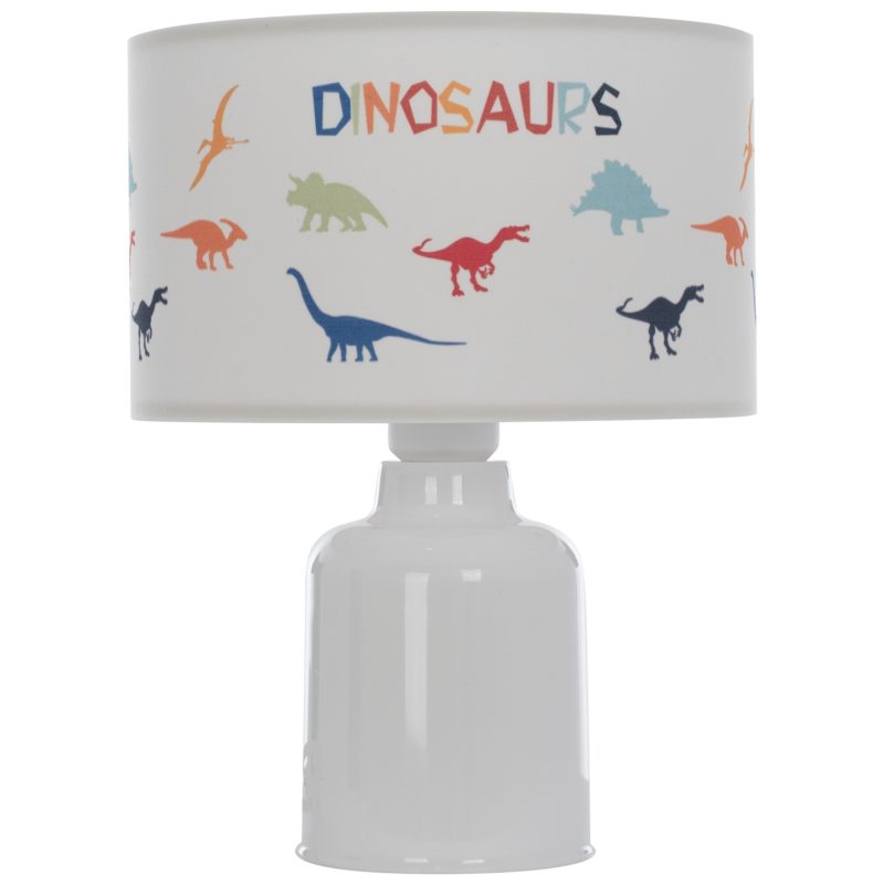 paidiko-fotistiko-epitrapezio-yfasmatino ΠΑΙΔΙΚΟ ΦΩΤΙΣΤΙΚΟ ΕΠΙΤΡΑΠΕΖΙΟ BALOO HM7577.05 ΔΕΙΝΟΣΑΥΡΟΙ Φ24x32Υ εκ.