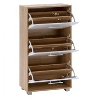 papoytsothiki-melaminis-3theseon-fb92221-2 ΠΑΠΟΥΤΣΟΘΗΚΗ ΜΕΛΑΜΙΝΗΣ DAVINA 3ΘΕΣΕΩΝ HM2221.06 SONAMA-ΛΕΥΚΗ 62Χ24Χ110Υ εκ.