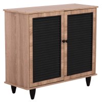 papoytsothiki-xylini-fb9226602-se-chroma ΠΑΠΟΥΤΣΟΘΗΚΗ ΞΥΛΙΝΗ MCKENNA HM2266.02 ΣΕ ΧΡΩΜΑ SONAMA-ΜΑΥΡΟ 77x30x69Υεκ.