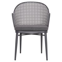 ΠΟΛΥΘΡΟΝΑ ΑΛΟΥΜΙΝΙΟΥ OREGO HM6268.01 ΣΚΕΛΕΤΟΣ & ΜΑΞΙΛΑΡΙ ΣΚΟΥΡΟ ΓΚΡΙ 56x59x81Υεκ.