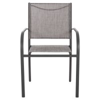 polythrona-exchoroy-fb9597601-metallo-gk-2 ΠΟΛΥΘΡΟΝΑ ΕΞ.ΧΩΡΟΥ REDAN HM5976.01 ΜΕΤΑΛΛΟ ΓΚΡΙ-TEXTILENE ΓΚΡΙ 56x60x88Υεκ