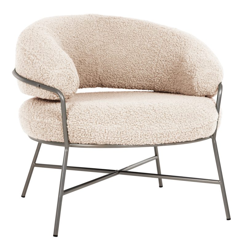 polythrona-fb9863923-apo-mpoykle-leyko-m ΠΟΛΥΘΡΟΝΑ TRUDI HM8639.23 ΑΠΟ ΜΠΟΥΚΛΕ ΛΕΥΚΟ ΜΕ ΑΣΗΜΙ ΣΚΕΛΕΤΟ 84x79x76Υ εκ.