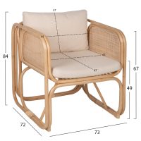 polythrona-fb99816-rattan-se-fysiko-chro-1 ΠΟΛΥΘΡΟΝΑ WENDY HM9816 RATTAN ΣΕ ΦΥΣΙΚΟ ΧΡΩΜΑ-ΛΕΥΚΑ ΜΑΞΙΛΑΡΙΑ 73x72x84Yεκ.
