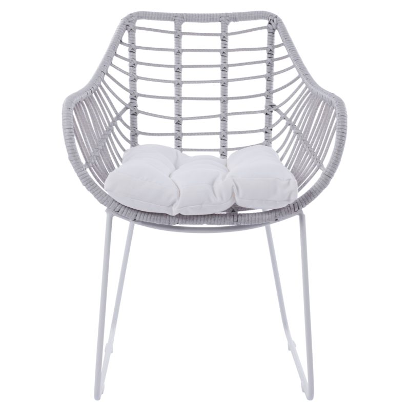 polythrona-metalliki-aspro-mat-gkri-wick-2 ΠΟΛΥΘΡΟΝΑ ΜΕΤΑΛΛΙΚΗ RADLEY ΑΣΠΡΟ ΜΑΤ & ΓΚΡΙ WICKER HM5300.02