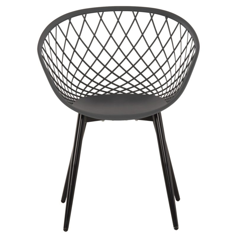 ΠΟΛΥΘΡΟΝΑ ΠΟΛΥΠΡΟΠΥΛΕΝΙΟΥ ΓΚΡΙ-ΜΑΥΡΑ ΜΕΤΑΛ. ΠΟΔΙΑ ARIADNE HM8001.30 63x56x80Yεκ. 4τμχ