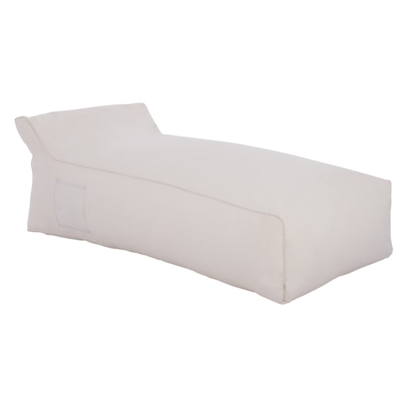 poyf-xaplostra-wadelin-fb9577411-me-text ΠΟΥΦ ΞΑΠΛΩΣΤΡΑ WADELIN HM5774.11 ΜΕ TEXTILINE ΛΕΥΚΟ 190x80x40-60Υ εκ.