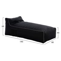 poyf-xaplostra-wadelin-fb9577412-me-text-1 ΠΟΥΦ ΞΑΠΛΩΣΤΡΑ WADELIN HM5774.12 ΜΕ TEXTILINE ΜΑΥΡΟ ΚΑΙ ΛΕΥΚΟ ΡΕΛΙ 190x80x40-60Υ εκ.