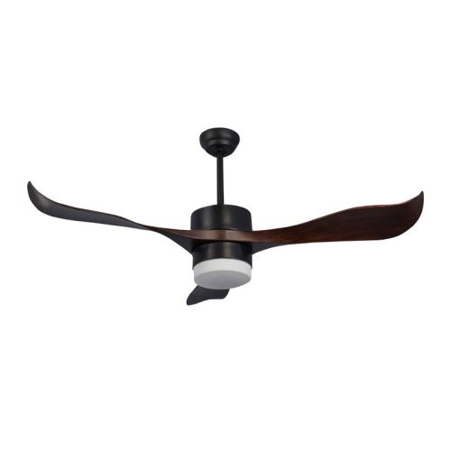 Ανεμιστήρας Οροφής PRCF-80437 Primo DC 56'' 142εκ. Με Τηλεχειριστήριο 1Φως LED 3Φτερά Μαύρο/Καφέ