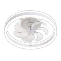 Ανεμιστήρας Οροφής PRCF-80609 Primo 20'' 50εκ. Με Τηλεχειριστήριο 1Φως LED 7 Φτερά Λευκός
