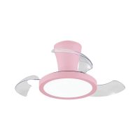 Ανεμιστήρας Οροφής PRCF-80684 Primo Kids Series DC 26'' 65εκ. Με Τηλεχειριστήριο 1 Φως LED 3Φτερά Ροζ