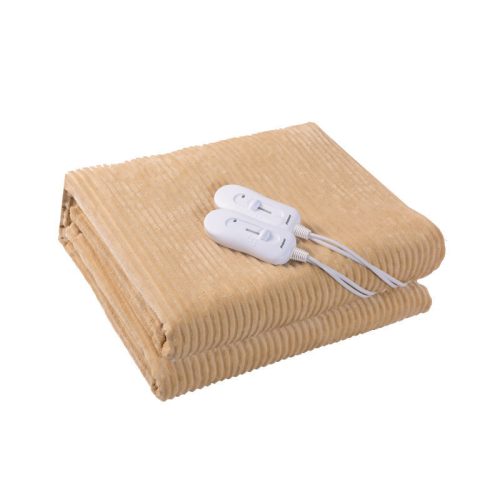 Ηλεκτρικό Επίστρωμα PREB-81082 Primo Διπλό 160x140cm Stripe Flannel Μπέζ Ηλεκτρικό Επίστρωμα PREB-81082 Primo Διπλό 160x140cm Stripe Flannel Μπέζ