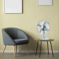 Ανεμιστήρας Επιτραπέζιος PRΤF-80578 Primo 12'' 30εκ. Μεταλλικός Πράσινος