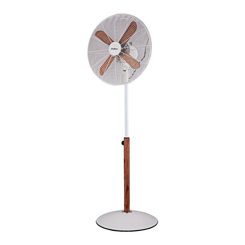 Ανεμιστήρας Ορθοστάτης PRSF-80620 Primo 16'' 40εκ. Λευκός - Ξύλο