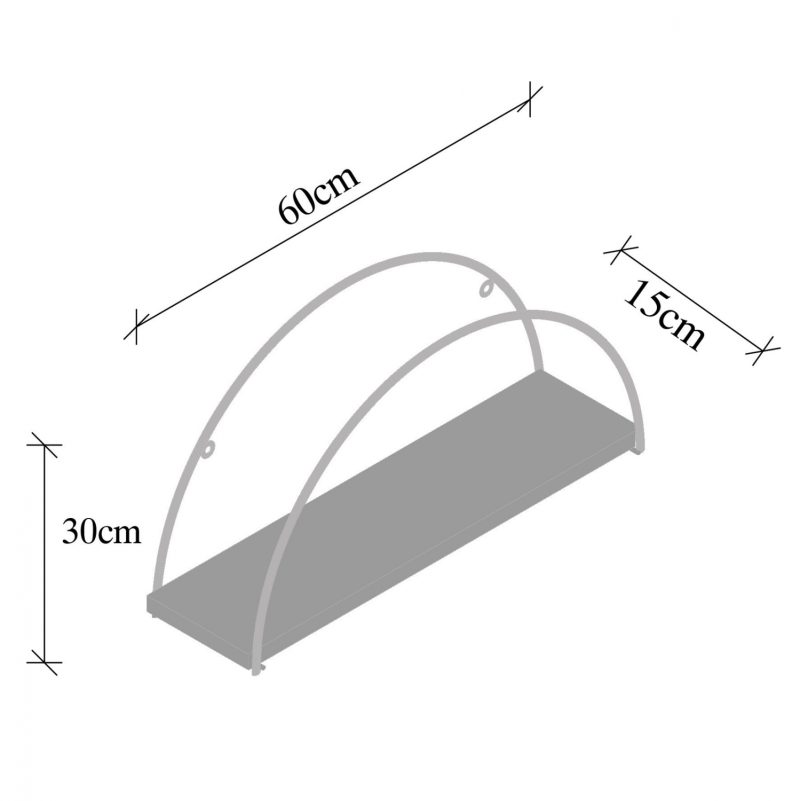 rafi-toichoy-apo-xylo-elatoy-kai-mayro-m-1 ΡΑΦΙ ΤΟΙΧΟΥ ΑΠΟ ΞΥΛΟ ΕΛΑΤΟΥ ΚΑΙ ΜΑΥΡΟ ΜΕΤΑΛΛΟ HM9112.01 60x15x30Υ εκ.
