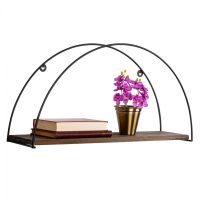 rafi-toichoy-apo-xylo-elatoy-kai-mayro-m ΡΑΦΙ ΤΟΙΧΟΥ ΑΠΟ ΞΥΛΟ ΕΛΑΤΟΥ ΚΑΙ ΜΑΥΡΟ ΜΕΤΑΛΛΟ HM9112.01 60x15x30Υ εκ.