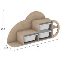 rafi-toichoy-fb91822703-xylo-simydas-gal-1 ΣΥΡΤΑΡΙΕΡΑ ΤΟΙΧΟΥ SANI HM18227.03 ΞΥΛΟ ΣΗΜΥΔΑΣ-ΛΕΥΚΑ P.E. ΣΥΡΤΑΡΙΑ 98x22,5x48,5Υεκ.