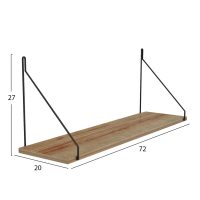 rafi-toichoy-melaminis-fb9918311-fysiko-1 ΡΑΦΙ ΤΟΙΧΟΥ AGILAN ΜΕΛΑΜΙΝΗΣ HM9183.11 ΦΥΣΙΚΟ ΟΑΚ 72x20x27Yεκ.