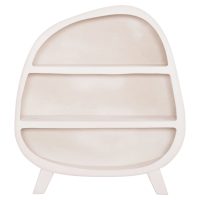 ΡΑΦΙΕΡΑ ΣΕΙΡΑ SANTORINI HM18060.01 MDF ΣΕ ΥΠΟΛΕΥΚΟ ΧΡΩΜΑ 120x38x133Υεκ.