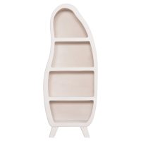 ΡΑΦΙΕΡΑ ΣΕΙΡΑ SANTORINI HM18067 MDF ΣΕ ΥΠΟΛΕΥΚΟ ΧΡΩΜΑ 80x38x196Υεκ.