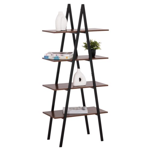 ΡΑΦΙΕΡΑ STAM HM18073.04 ΜΑΥΡΟΣ ΜΕΤΑΛΛΙΚΟΣ ΣΚΕΛΕΤΟΣ-ΜΕΛΑΜΙΝΗ ΚΑΡΥΔΙ 71x38x165Υεκ.