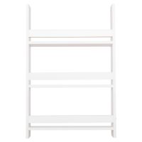 ΡΑΦΙΕΡΑ ΤΟΙΧΟΥ SANI HM18223.01 ΜΕΛΑΜΙΝΗ ΣΕ ΛΕΥΚΟ 60x10x90Υεκ. (3 ΡΑΦΙΑ)