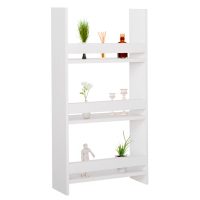 ΡΑΦΙΕΡΑ ΤΟΙΧΟΥ SANI HM18223.01 ΜΕΛΑΜΙΝΗ ΣΕ ΛΕΥΚΟ 60x10x90Υεκ. (3 ΡΑΦΙΑ)