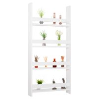 ΡΑΦΙΕΡΑ ΤΟΙΧΟΥ SANI HM18224.01 ΜΕΛΑΜΙΝΗ ΣΕ ΛΕΥΚΟ 60x10x120Υεκ. (4 ΡΑΦΙΑ)