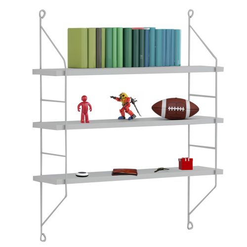 rafiera-toichoy-melaminis-fb9918515-leyk ΡΑΦΙΕΡΑ ΤΟΙΧΟΥ ACHALA ΜΕΛΑΜΙΝΗΣ HM9185.15 ΛΕΥΚΟ 60x15x68Y εκ.