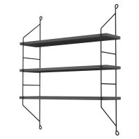 rafiera-toichoy-melaminis-fb9918520-gkri-2 ΡΑΦΙΕΡΑ ΤΟΙΧΟΥ ACHALA ΜΕΛΑΜΙΝΗΣ HM9185.20 ΓΚΡΙ 60x15x68Y εκ.