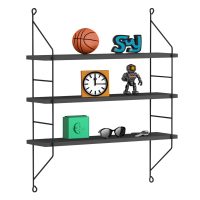 rafiera-toichoy-melaminis-fb9918520-gkri ΡΑΦΙΕΡΑ ΤΟΙΧΟΥ ACHALA ΜΕΛΑΜΙΝΗΣ HM9185.20 ΓΚΡΙ 60x15x68Y εκ.