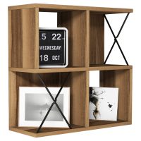 rafiera-toichoy-melaminis-fb9952002-se-k ΡΑΦΙΕΡΑ ΤΟΙΧΟΥ ΜΕΛΑΜΙΝΗΣ HM9520.02 ΣΕ ΚΑΡΥΔΙ ΧΡΩΜΑ 60x24x60Y εκ.