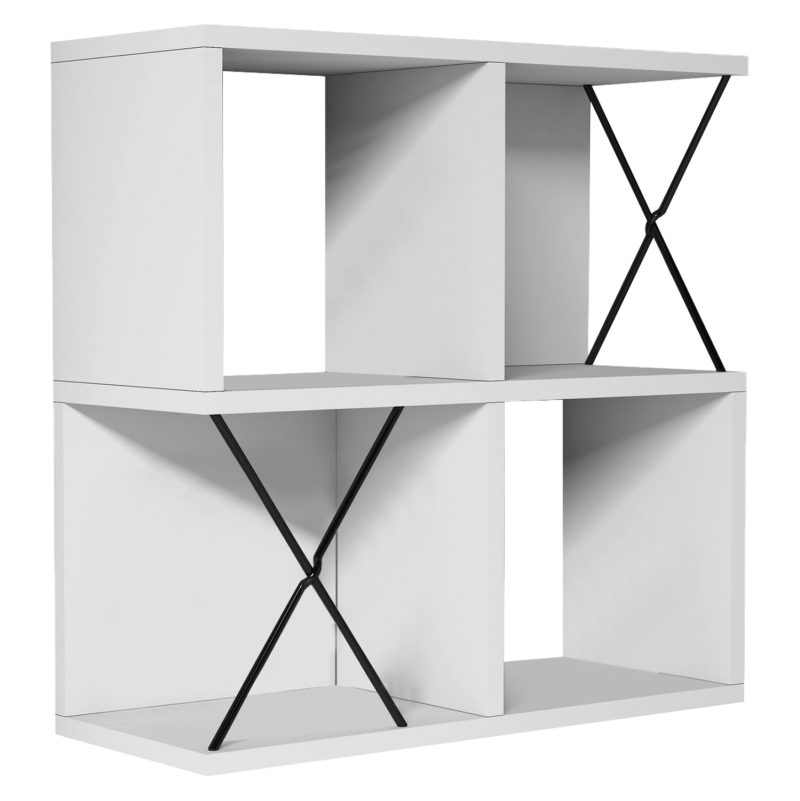 rafiera-toichoy-melaminis-fb9952003-se-l ΡΑΦΙΕΡΑ ΤΟΙΧΟΥ ΜΕΛΑΜΙΝΗΣ HM9520.03 ΣΕ ΛΕΥΚΟ ΧΡΩΜΑ 60x24x60Y εκ.