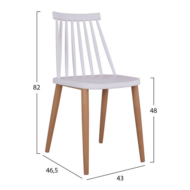 set-5tmch-trapezi-sonama-karekles-vaness-2 ΣΕΤ 5ΤΜΧ ΤΡΑΠΕΖΙ SONAMA & ΚΑΡΕΚΛΕΣ VANESSA ΛΕΥΚΟ ΧΡΩΜΑ ΜΕΤΑΛΛΙΚΑ ΠΟΔΙΑ HM11024.01 120x70x76.5 cm