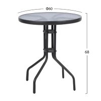 ΣΕΤ ΕΞΩΤ.ΧΩΡΟΥ 3ΤΜΧ LIMA HM21110 ΤΡΑΠΕΖΙ ΜΕ 2 ΠΟΛΥΘΡΟΝΕΣ- ΓΚΡΙ ΧΡΩΜΑ