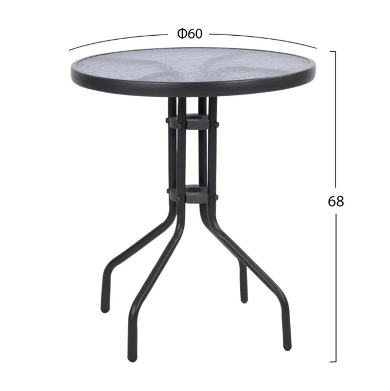 ΣΕΤ ΕΞΩΤ.ΧΩΡΟΥ 3ΤΜΧ LIMA HM21110 ΤΡΑΠΕΖΙ ΜΕ 2 ΠΟΛΥΘΡΟΝΕΣ- ΓΚΡΙ ΧΡΩΜΑ