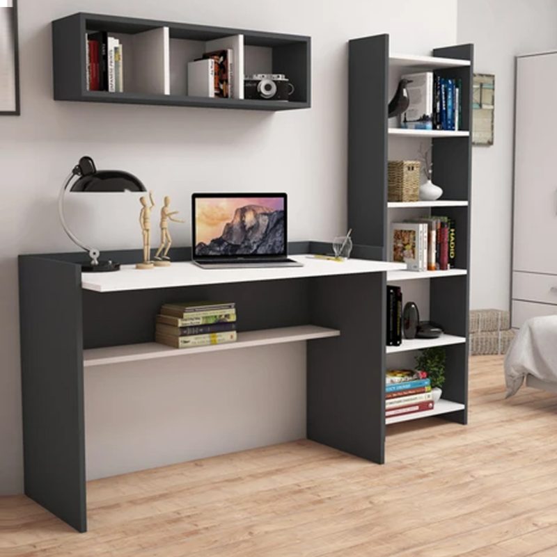 set-grafeioy-3-tmch-fb91177613-gkri-leyk-1 ΣΕΤ ΓΡΑΦΕΙΟΥ 3ΤΜΧ HM11776.13 ΜΕΛΑΜΙΝΗ ΣΕ ΓΚΡΙ ΚΑΙ ΛΕΥΚΟ ΧΡΩΜΑ