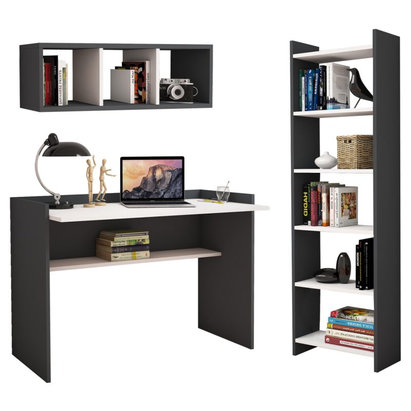 set-grafeioy-3-tmch-fb91177613-gkri-leyk ΣΕΤ ΓΡΑΦΕΙΟΥ 3ΤΜΧ HM11776.13 ΜΕΛΑΜΙΝΗ ΣΕ ΓΚΡΙ ΚΑΙ ΛΕΥΚΟ ΧΡΩΜΑ