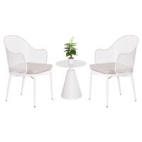 ΣΕΤ LOUNGE 3TMX ΕΞ.ΧΩΡΟΥ OREGO HM21106.02 ΑΛΟΥΜΙΝΙΟ ΣΕ ΛΕΥΚΟ