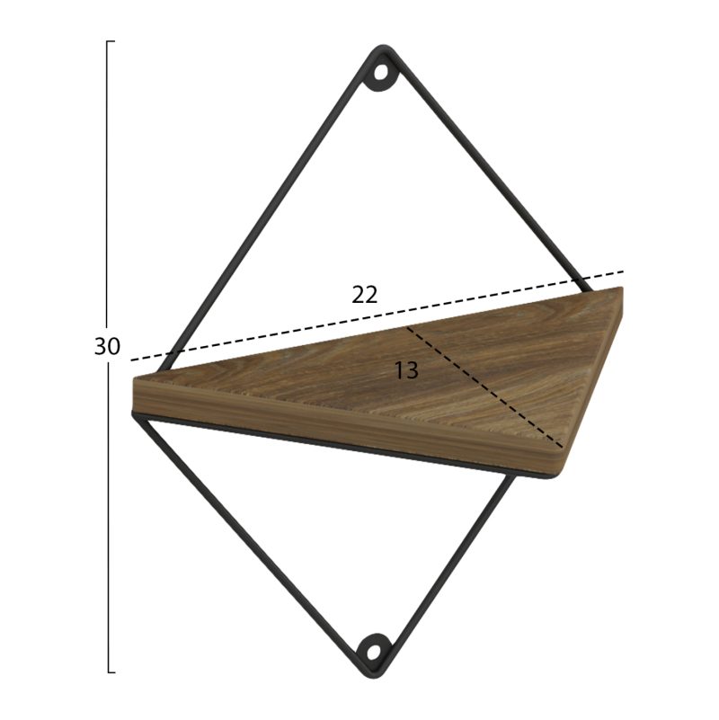 set-rafia-toichoy-fb9895111-metallo-mayr-1 ΣΕΤ ΡΑΦΙΑ ΤΟΙΧΟΥ EVERLEIGH HM8951.11 ΜΕΤΑΛΛΟ ΜΑΥΡΟ-ΜΕΛΑΜΙΝΗ ΦΥΣΙΚΟ 22x13x30Υεκ.