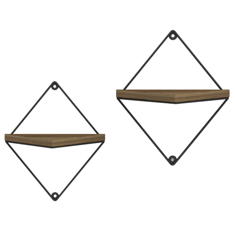 set-rafia-toichoy-fb9895111-metallo-mayr-2 ΣΕΤ ΡΑΦΙΑ ΤΟΙΧΟΥ EVERLEIGH HM8951.11 ΜΕΤΑΛΛΟ ΜΑΥΡΟ-ΜΕΛΑΜΙΝΗ ΦΥΣΙΚΟ 22x13x30Υεκ.