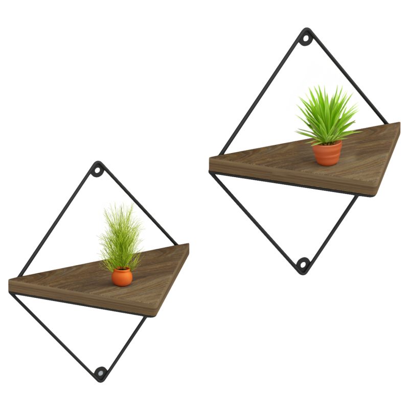 set-rafia-toichoy-fb9895111-metallo-mayr ΣΕΤ ΡΑΦΙΑ ΤΟΙΧΟΥ EVERLEIGH HM8951.11 ΜΕΤΑΛΛΟ ΜΑΥΡΟ-ΜΕΛΑΜΙΝΗ ΦΥΣΙΚΟ 22x13x30Υεκ.