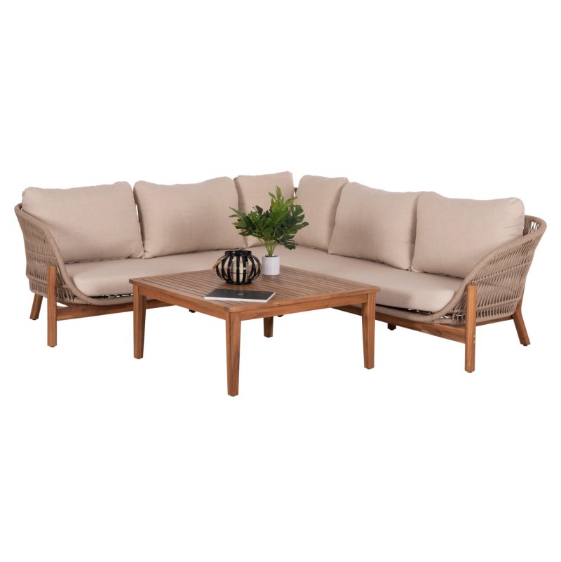 ΣΕΤ ΣΑΛΟΝΙ ΓΩΝΙΑ ΕΞ. ΧΩΡΟΥ 3ΤΜΧ SANJI HM6223 ΞΥΛΟ ΑΚΑΚΙΑΣ-ΑΛΟΥΜΙΝΙΟ-ΣΧΟΙΝΙ