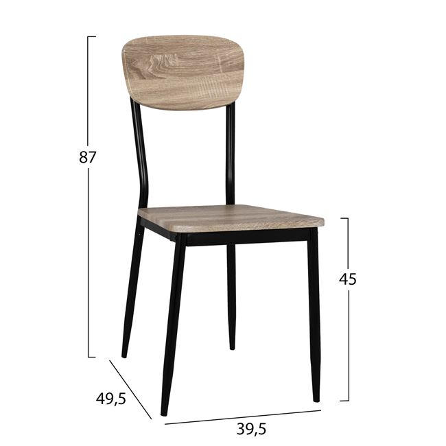 set-trapezarias-5tmch-hm10342-me-sonama-2 ΣΕΤ ΤΡΑΠΕΖΑΡΙΑΣ 5ΤΜΧ HM10342 ME SONAMA ΕΠΙΦΑΝΕΙΑ ΚΑΙ ΜΑΥΡΑ ΠΟΔΙΑ 110x70x75,5Y cm