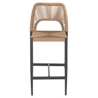 ΣΚΑΜΠΟ ΜΠΑΡ ΜΕΣ.ΥΨΟΥΣ NOJO HM5920.02 ΑΝΘΡΑΚΙ ΑΛΟΥΜΙΝΙΟ--ΜΠΕΖ ΣΥΝΘ.RATTAN 40x55.5x99Yεκ