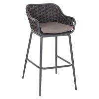 ΣΚΑΜΠΟ ΑΛΟΥΜΙΝΙΟΥ ΣΚΕΛΕΤΟΣ ΑΝΘΡΑΚΙ-ΣΧΟΙΝΙ ΚΑΦΕ 50x50x103Υεκ.HM5862.01