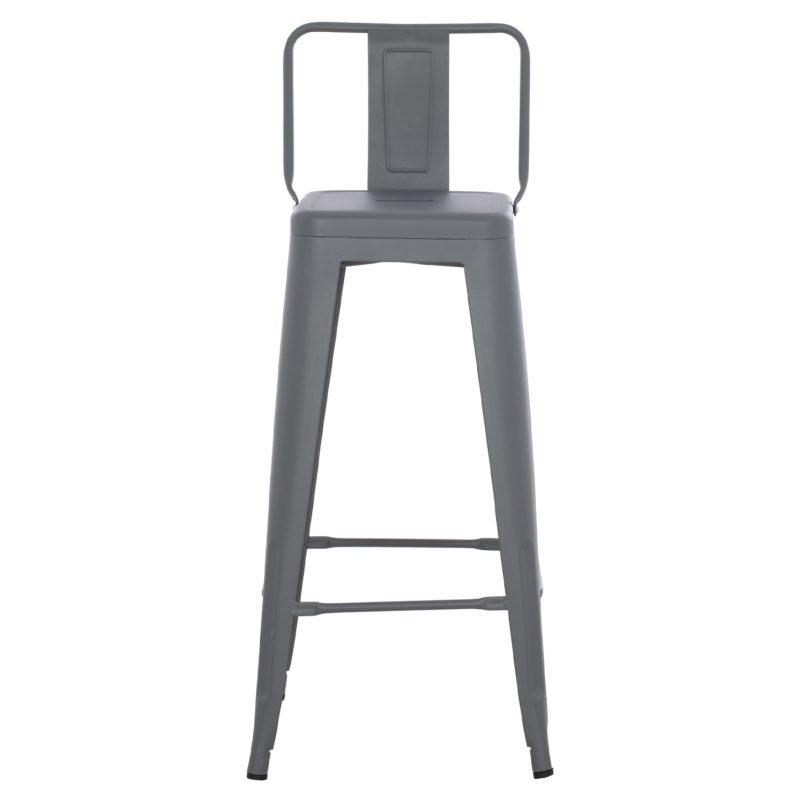 skampo-bar-me-plati-metalliko-fb9864350-2 ΣΚΑΜΠΟ BAR ME ΠΛΑΤΗ ΜΕΤΑΛΛΙΚΟ MELITA-PRO HM8643.50 ΓΚΡΙ 42x42x100Υεκ.