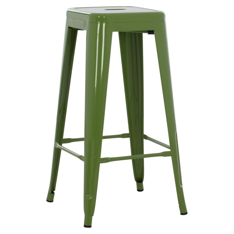 skampo-bar-metalliko-se-light-olive-gree ΣΚΑΜΠΟ BAR ΜΕΤΑΛΛΙΚΟ MELITA ΣΕ LIGHT OLIVE GREEN HM8642.13 43x43x78 εκ.