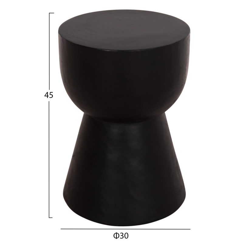 ΣΚΑΜΠΟ ΜΑΜΒΑ ΚΥΛΙΝΔΡΙΚΟ HM9901.12 ΜΑΣΙΦ ΞΥΛΟ SUAR ΣΕ ΜΑΥΡΟ Φ30x45Υεκ.